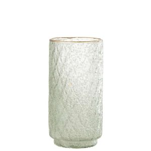 HURRICANE GOLD RIM GLASS TRANS LARGE