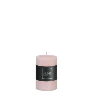 CYLINDER CANDLE POWDERPINK S18H