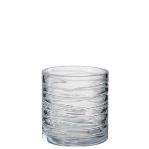HURRICANE STRIPES GLASS TRANSPARENT SMALL