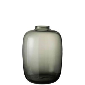 VASE CLEO GLASS GREY LARGE