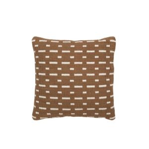 CUSHION LINES OUTDOOR POLYESTER BROWN/WHITE
