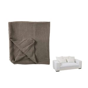 COVER FOR SEAT+5CUSHIONS MONACO SOFA LINEN  DESERT TAUPE