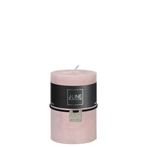 CYLINDER CANDLE POWDERPINK M 39H