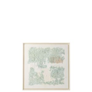PAINTING PLASTER PINEWOOD WHITE/LIGHT GREEN