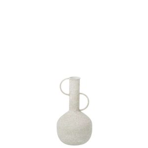 VASE HANDLE IRON WHITE SMALL