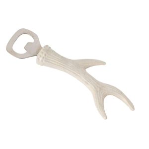 BOTTLE OPENER DEER ALUMINIUM OFF-WHITE