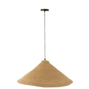 HANGING LAMP CONE SEAGRASS NATURAL