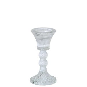 TEALIGHT HOLDER GLASS TRANSPARENT