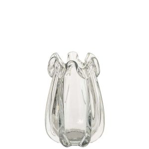 VASE GLASS TRANSPARENT SMALL