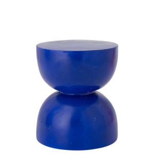 SIDE TABLE HOURGLASS MAGNESIUM COBALT BLUE