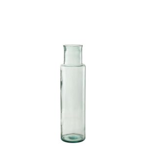 VASE CYLINDER RECYCLED GLASS LARGE