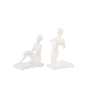 WOMAN SWIMSUIT POLY WHITE ASSORTMENT OF 2