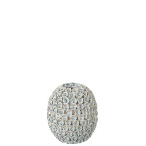 VASE MILAN CLAY LIGHT BLUE SMALL