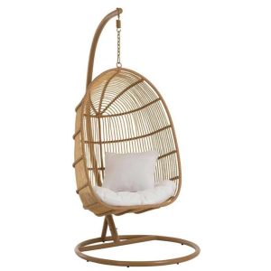 HANGING CHAIR OVAL STEEL NATURAL