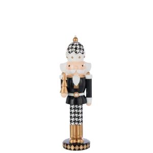 NUTCRACKER PIED-DE-POULE RESIN MULTICOLORED LARGE