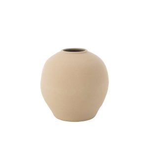VASE CASSIA ROUND CLAY NATURAL LARGE