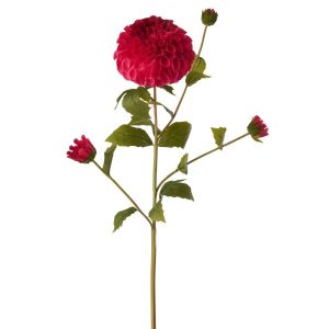 DAHLIA REAL TOUCH FABRIC FUCHSIA