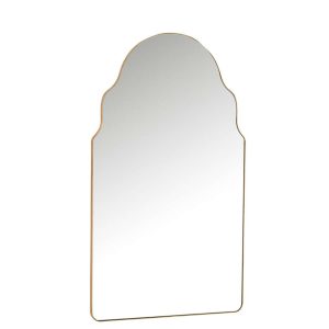 MIRROR WEST MDF/GLASS GOLD