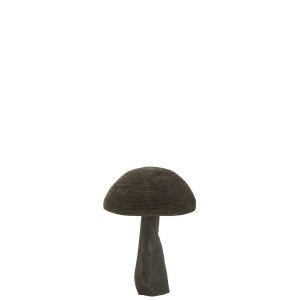 MUSHROOM WOOD BLACK SMALL
