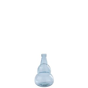 VASE  GLASS LIGHT BLUE