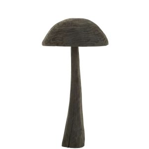 MUSHROOM WOOD BLACK LARGE