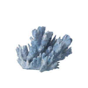 CORAL POLYRESIN LIGHT BLUE LARGE