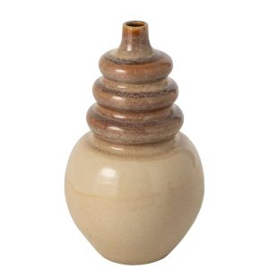 VASE CERAMIC ECRU/BEIGE LARGE