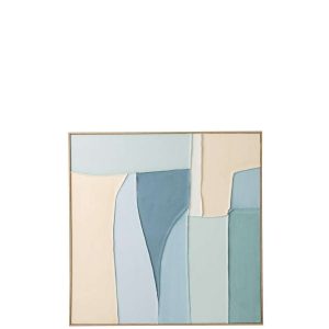 PAINTING ELLA PINEWOOD BLUE/OFF-WHITE