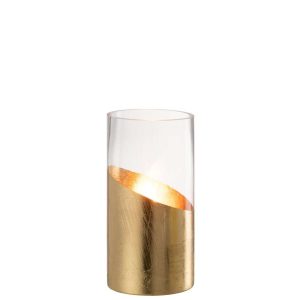 HURRICANE MOA GLASS TRANSPARENT/GOLD SMALL
