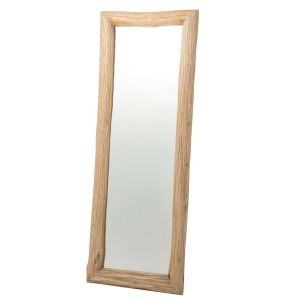 WALL MIRROR CHAMONIX RECTANGLE FIR WOOD NATURAL LARGE