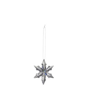 HANGER SNOWFLAKE GLASS CLEAR