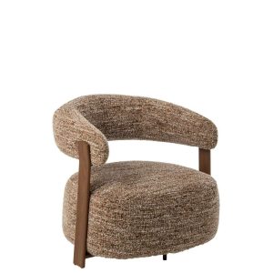 ARMCHAIR FOAM BROWN
