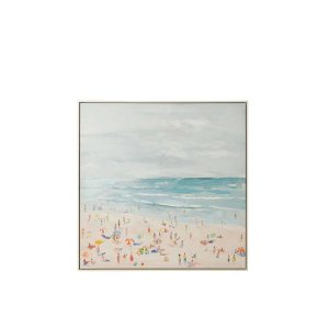 PAINTING BEACH ACRYLIC MULTICOLORED