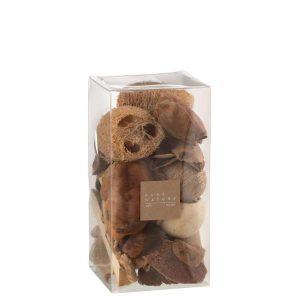 BOX DRIED NUTS BROWN
