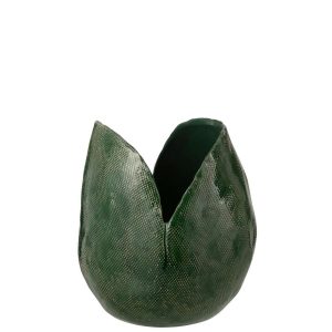 VASE THIBAULT CLAY DARK GREEN LARGE