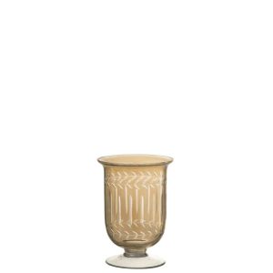 HURRICANE ROMAN STEM GLASS SMOKE SMALL